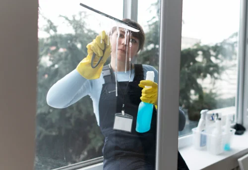 Nettoyage de vitres intérieures et extérieures à Guitté